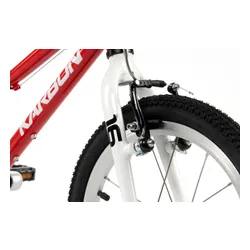 Rower dziecięcy KARBON Superlight Automatic 16 cali dla chłopca Czerwony