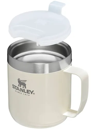 Kubek turystyczny z pokrywką Stanley Classic Legendary Camp Mug 0,35 l - cream gloss