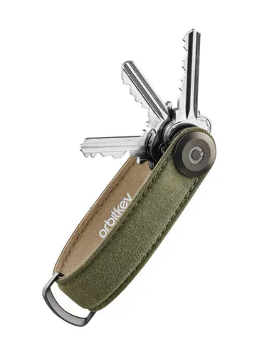 Etui organizer na klucze Orbitkey Waxed Canvas - khaki green