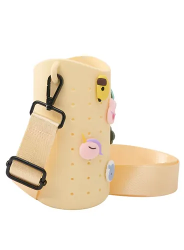 Etui z paskiem na butelkę Asobu Bestie Sling - yellow