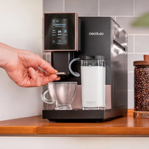 Ekspres CECOTEC Cremmaet Compactccino Connected Black Rose