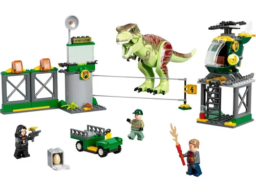 LEGO Jurassic World 76944 tyrannosaurus'un kaçışı