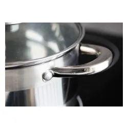 Garnek ze stali nierdzewnej z pokrywką TADAR LUZON 5 l