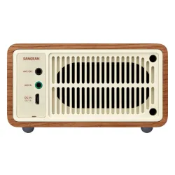 Radioodbiornik Sangean GENUINE MINI WR-7 Radio FM Bluetooth Orzech