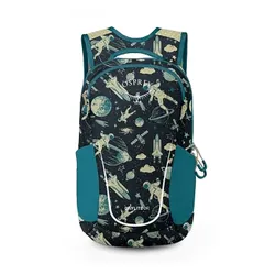 Plecak dziecięcy Osprey Daylite Jr - space travel print / antique blue
