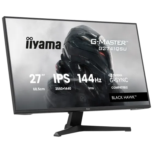 Monitor iiyama G-Master Black Hawk G2741QSU-B1 27" 2K IPS 144Hz 1ms MPRT Gamingowy