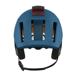 Kask rowerowy LAZER Nova KinetiCore Niebieski Miejski z lampką (rozmiar L)