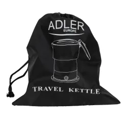ADLER AD 1377 0,6 l czarny - czajnik elektryczny turystyczny silikonowy