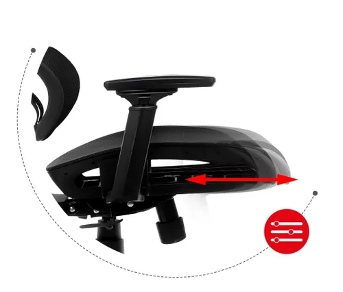 Fotel HUZARO Combat 8.0 Carbon Czarny