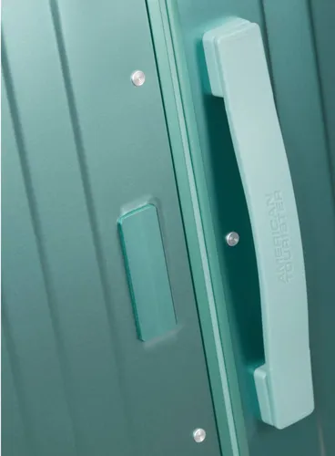 Walizka średnia American Tourister Soundbox Alu - dusty turquoise