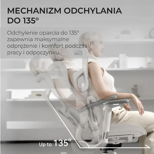 Fotel SIHOO Doro S100 Biały