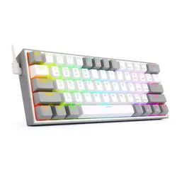 Klawiatura mechaniczna Redragon K616-RGB Fizz Pro Biało-szary