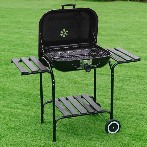 Grill węglowy VELACO VL02-BLACK Czarny