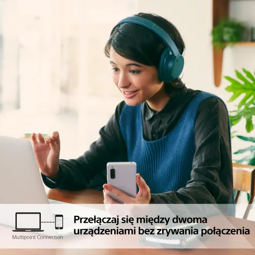 Беспроводные наушники Sony WH-CH720N Over-Ear Bluetooth 5.2 синий