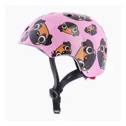 Kask rowerowy dziecięcy Hornit Pug pink/brown