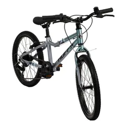 Rower dziecięcy HUFFY Literide Junior 20 cali dla chłopca Srebrno-turkusowy