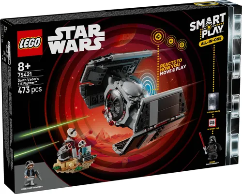 LEGO 75421 Star Wars SMART Play Myśliwiec TIE Dartha Vadera