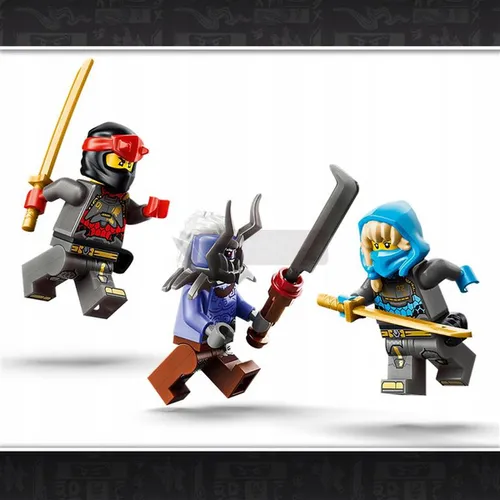 LEGO Ninjago 71870 Bliźniacze tytanowe mechy, zestaw klocków 12+