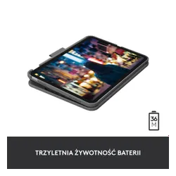 Etui na iPad LOGITECH Slim Folio Szary Klawiatura