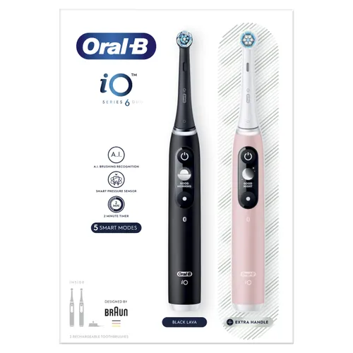 Электрическая зубная щетка Oral-B iO Series 6 Duo Black Rose