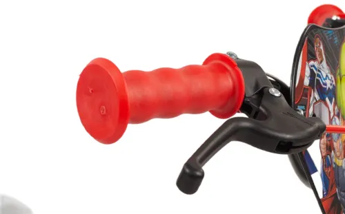 Rower dziecięcy HUFFY Marvel Avengers 14 cali dla chłopca Srebrny