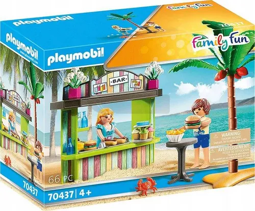 PLAYMOBIL Family Fun 70437 Kiosk na plaży
