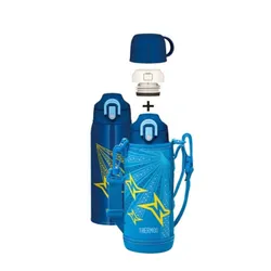 Termos na napoje z futerałem Thermos Active 0,8 l - blue / yellow