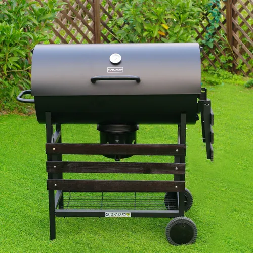 Grill węglowy VELACO VL03-BLACK Czarny