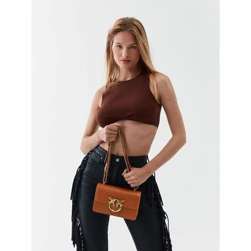 Pinko dragoste un mini DC pe 23 PLTT 100074 A0f1 Cuoio L58q Bag