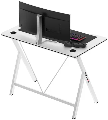 Biurko gamingowe HUZARO Hero 1.4 Biały