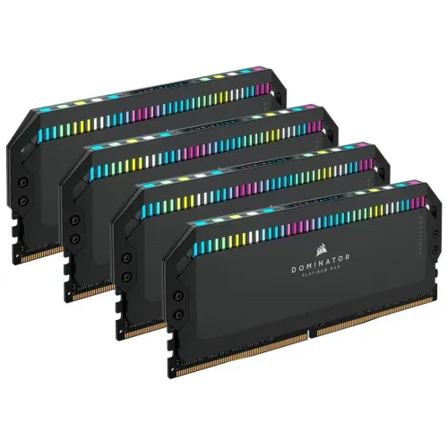 Pamięć RAM Corsair Dominator Platinum RGB DDR5 5600 QC 64GB (4 x 16GB) Czarny