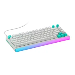 Klawiatura gamingowa Logitech G512 X 75 przewodowa magnetyczno-mechaniczna podświetlana biała