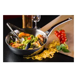 DE BUYER Affinity głęboka 20 cm - patelnia stalowa