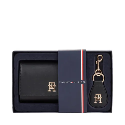 Подарочный набор Tommy Hilfiger Med Flap Wallet в Keyfob AW0AW15663BDS Black BDS