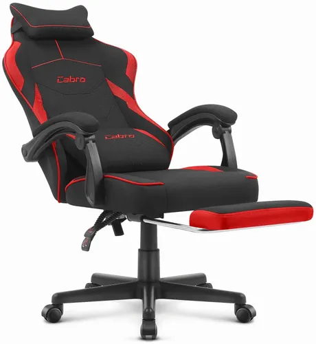 Fotel gamingowy CABRO C502 Czarno-Czerwony