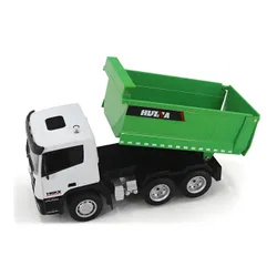 Zdalnie sterowany samochód COIL ciężarowy wywrotka ciężarówka skala 1:18 zielony