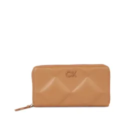 Женский кошелек Calvin Klein Re-Lock Quilt для кошелька Lg K60k610774 Brown Sugar GA5