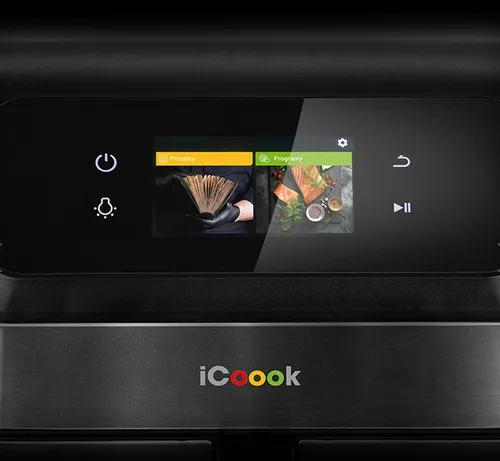 Air Fryer Frytkownica beztłuszczowa ICOOOK MFR-IC-01 Czarny 6.5l Wifi 15 automatycznych programów