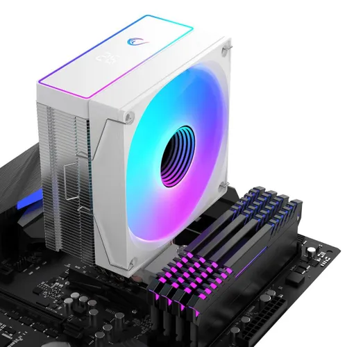 Chłodzenie CPU RAMPAGE Octagon B70 ARGB Biały