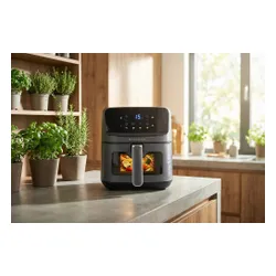 Air Fryer Frytkownica beztłuszczowa GÖTZE & JENSEN AF300T 4.5l z okienkiem do obserwacji postępów gotowania