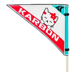 Rower dziecięcy KARBON Kitty 20 cali dla dziewczynki Turkusowo-biały