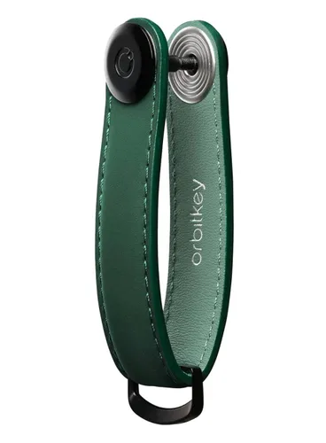 Skórzane etui na klucze Orbitkey Key Organiser Matte Leather - forest