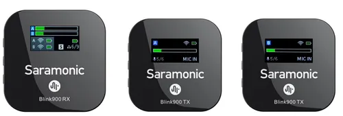 System bezprzewodowy SARAMONIC Blink900 B2  (RX + TX + TX)