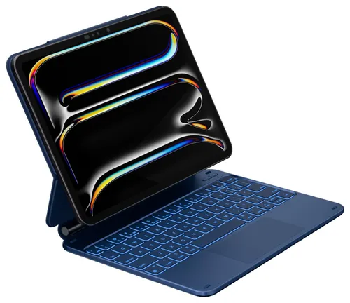 Etui na iPad Air / iPad Pro TYPECASE Edge Błękitny pacyfik Klawiatura