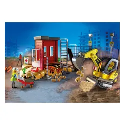 PLAYMOBIL 70443 Yapı elemanına sahip küçük ekskavatör