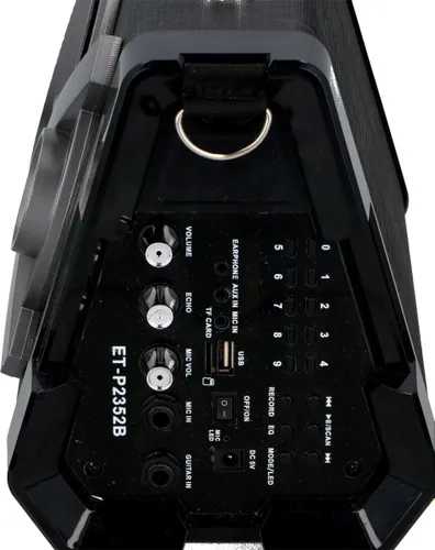 Głośnik mobilny DUNLOP D344 Radio FM Czarny