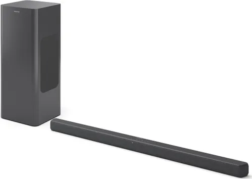 Soundbar PHILIPS TAB8200/10 Szary 2.1-kanałowy, Bezprzewodowy Subwoofer, HDMI eARC, Dolby Atmos, DTS Virtual:X, Wi-Fi, BT