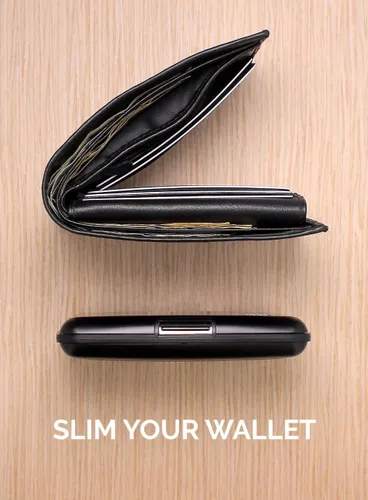 Portfel aluminiowy Ogon Designs Stockholm Smart Case V3 - black