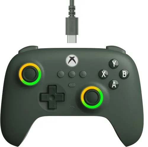 Pad 8BitDo Ultimate C Wired do PC, Xbox Przewodowy Zielony