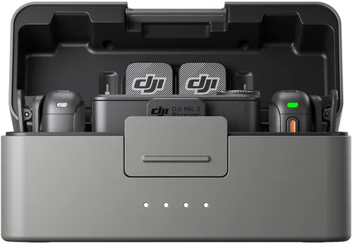 System bezprzewodowy DJI Mic 3 (2 TX + 1 RX + Etui ładujące)